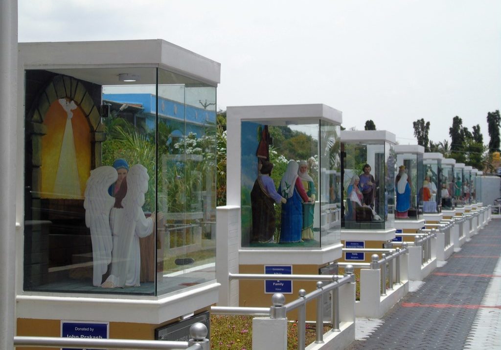 Rosary Garden - Vallombrosan Shrine,
Hosur - Nagamangalam